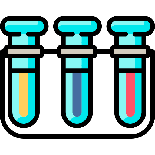 Test tube research science chemistry icon Test tube research science chemistry icon