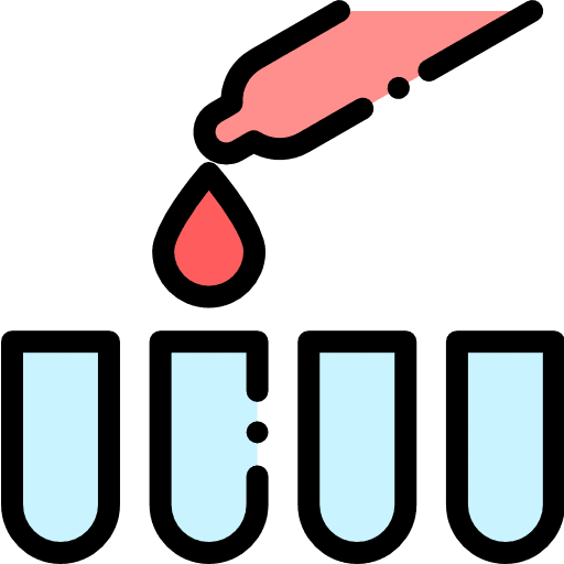 Sample laboratory medical testing icon Sample laboratory medical testing icon