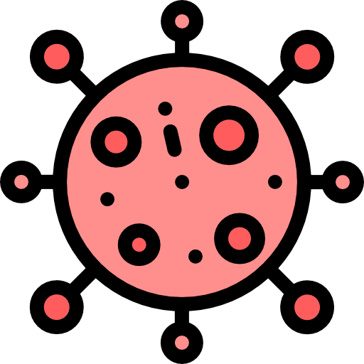 Virus medical biology healthcare and medical icon Virus medical biology healthcare and medical icon