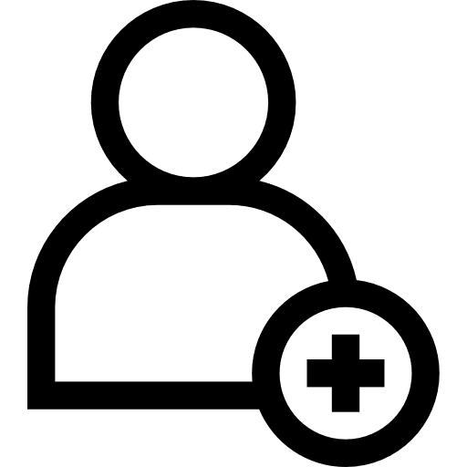 Contact contact symbol signup icon