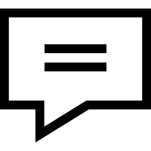Message conversation bubble speech communications icon Message conversation bubble speech communications icon