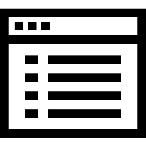 Browser internet browser website icon Browser internet browser website icon