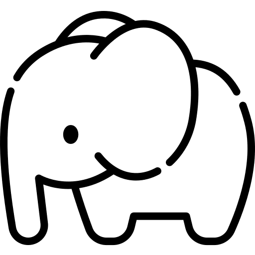 Elephant animal elephant mammal icon