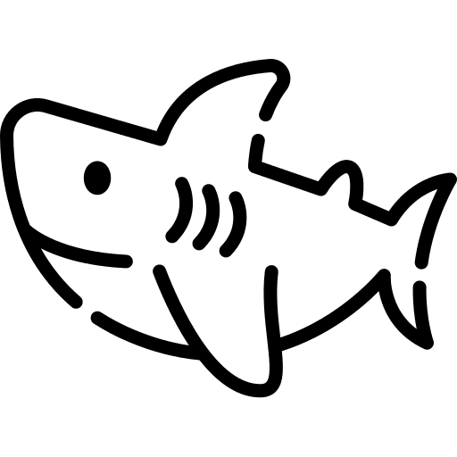 Shark shark sea life wildlife icon