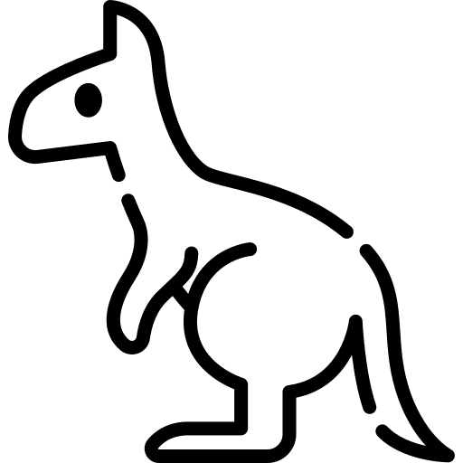 Kangaroo australia zoo wildlife icon Kangaroo australia zoo wildlife icon