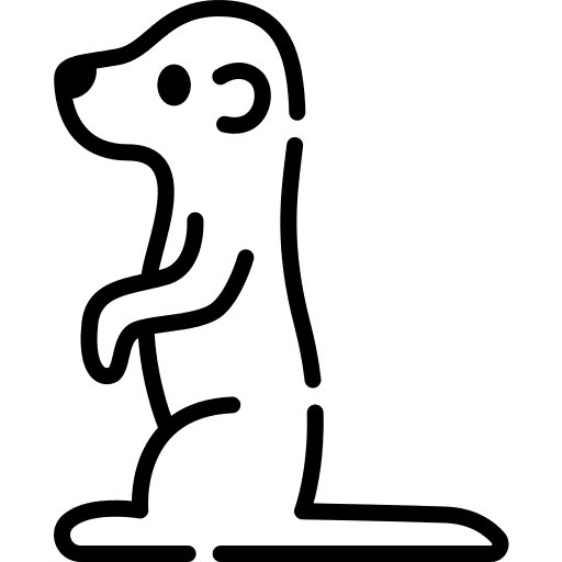 Meerkat wild life wildlife mammal icon Meerkat wild life wildlife mammal icon