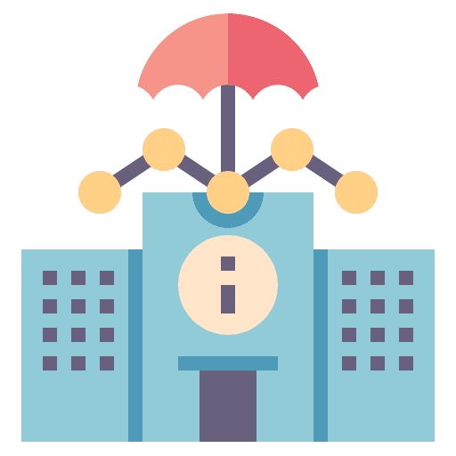 Insurance fraud computer detecting icon Insurance fraud computer detecting icon