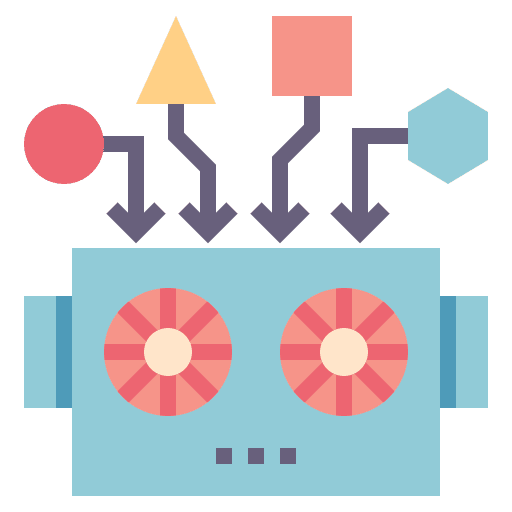 Deep learning data deep learning circle icon Deep learning data deep learning circle icon