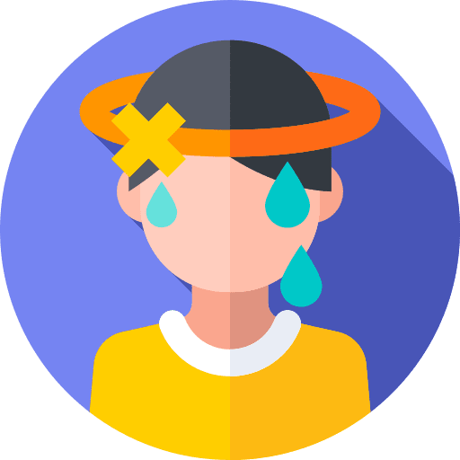 Dizziness headache sick healthcare and medical icon Dizziness headache sick healthcare and medical icon