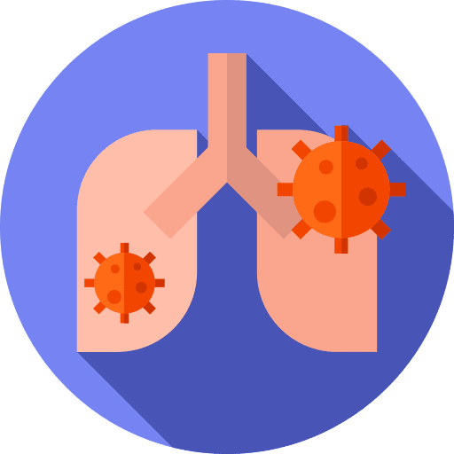 Lungs healthcare transmission pandemic icon Lungs healthcare transmission pandemic icon