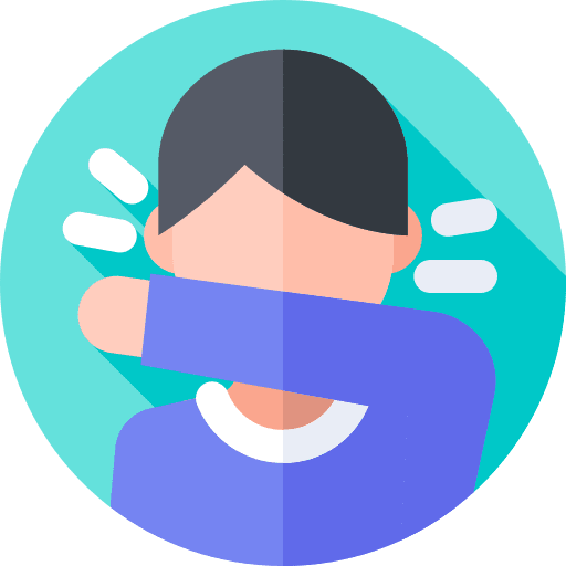 Sneeze illness healthcare cough icon
