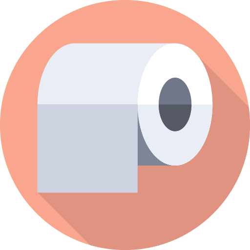 Toilet paper tissue toilet roll healthcare and medical icon