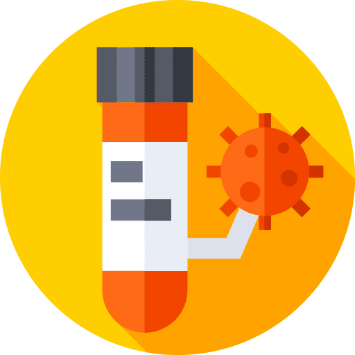 Blood test coronavirus illness virus icon Blood test coronavirus illness virus icon