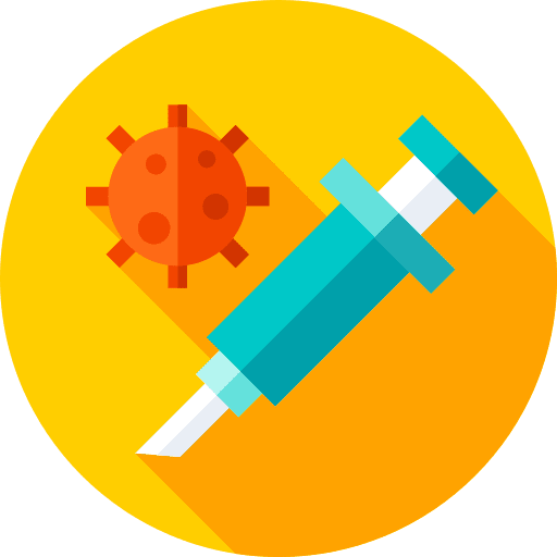 Syringe virus bacteria healthcare and medical icon Syringe virus bacteria healthcare and medical icon