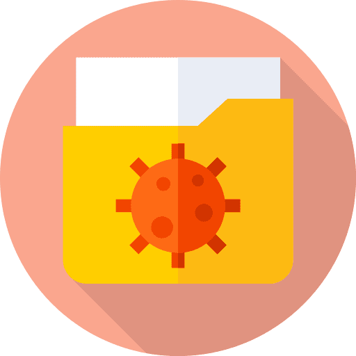 Folder coronavirus healthcare and medical covid 19 icon Folder coronavirus healthcare and medical covid 19 icon