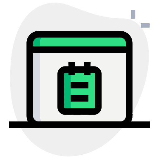 Online notes seo and web online icon