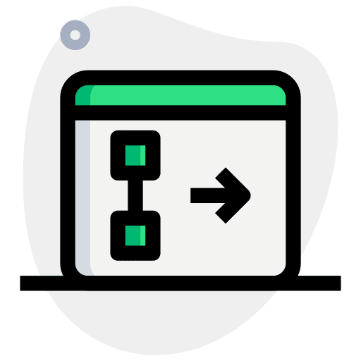 Right arrow web lines right arrow icon