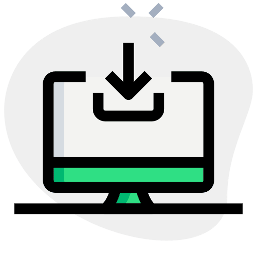 Download internet arrow screen icon