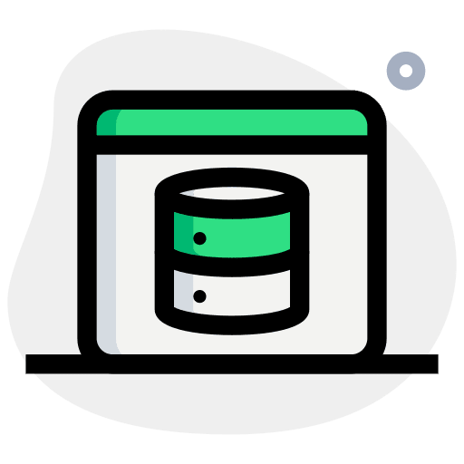 Server seo and web data ui icon