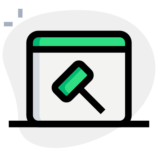 Hammer seo spanner wrench icon