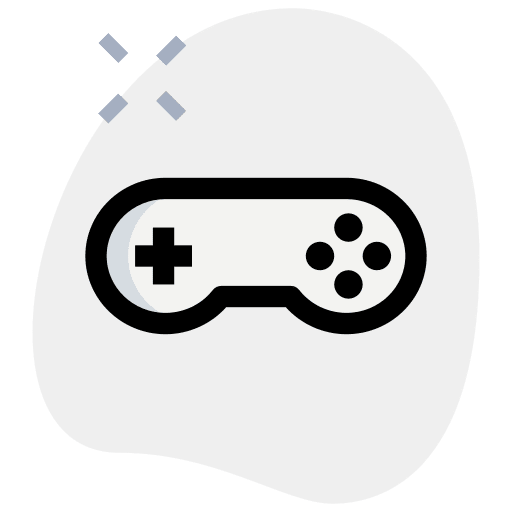 Joystick control console portable video game console seo and web icon