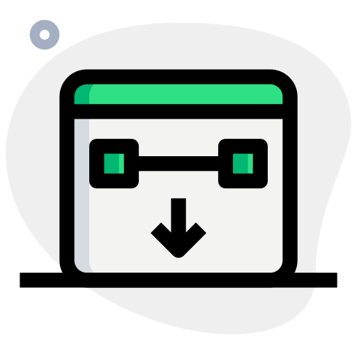 Arrow horizontal three lines open menu icon