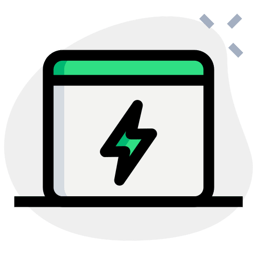 Thunderbolt seo and web world thunderbolt icon