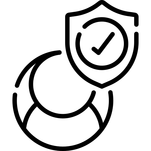 User technology multimedia protection icon User technology multimedia protection icon