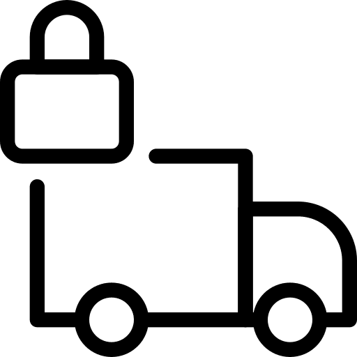 Private shipping and delivery logistics delivery icon