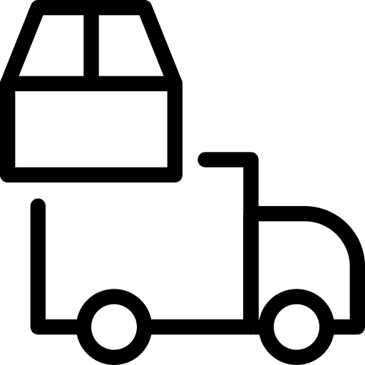 Delivery truck logistics shipping and delivery shipment icon