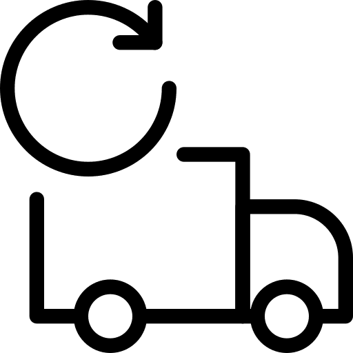 Reload logistics shipping and delivery transportation icon
