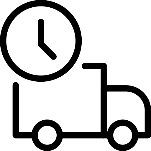 Timer transportation timer truck icon