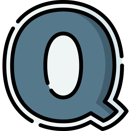 Q abecedary shapes and symbols writing icon Q abecedary shapes and symbols writing icon