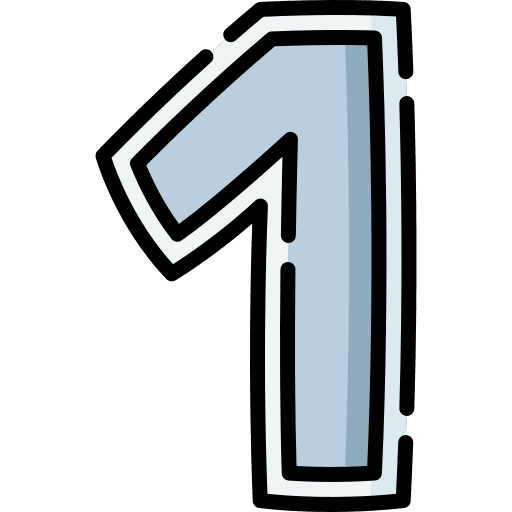 One symbols shapes and symbols number icon One symbols shapes and symbols number icon