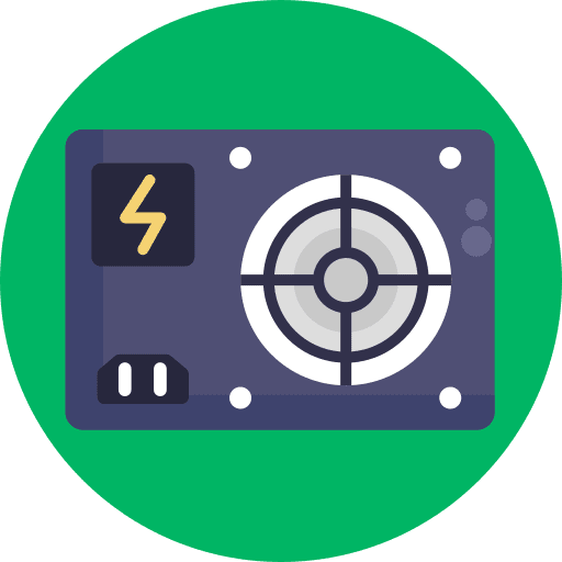 Computer hardware technology power computer icon Computer hardware technology power computer icon