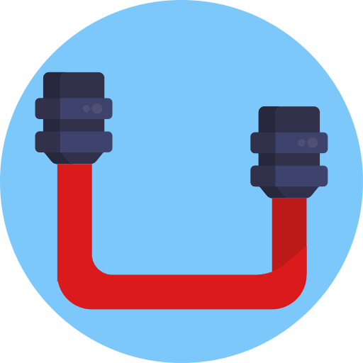 Cable computer hardware device cable icon Cable computer hardware device cable icon