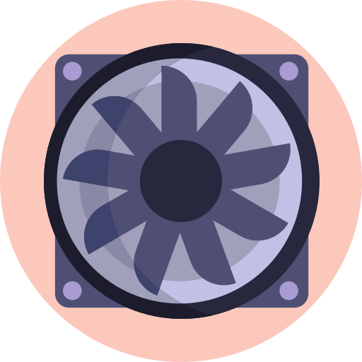 Cooler computer technology air cooler icon Cooler computer technology air cooler icon