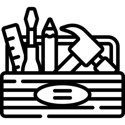 Tool construction and tools repair kit tool icon