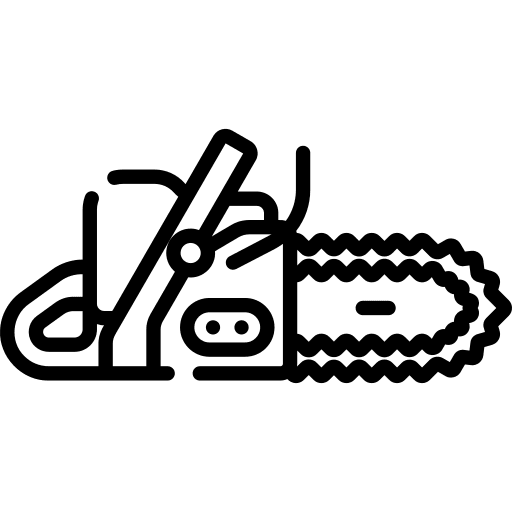 Chain saw chain saw electronics construction and tools icon