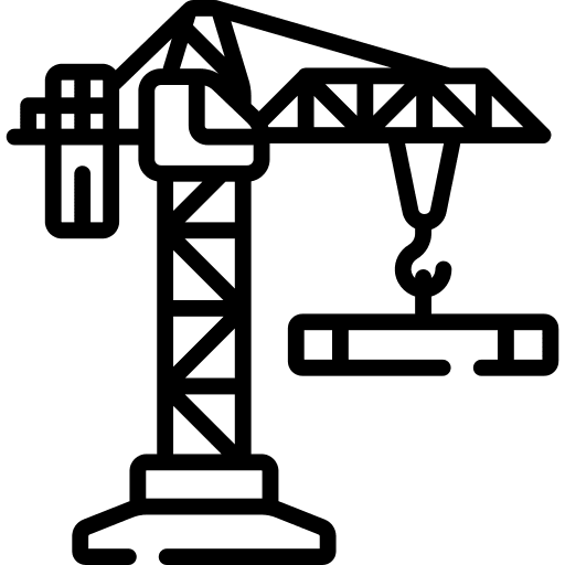 Construction lift package construction icon
