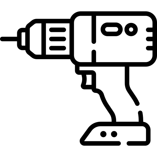 Drill improvement reparation electronics icon
