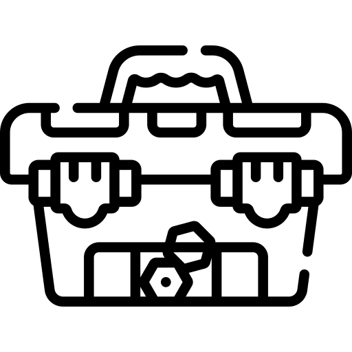 Tool box maintenance construction and tools tool box icon