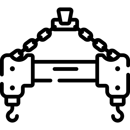 Crane lift tool construction and tools icon