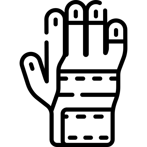 Glove security equipment protection icon