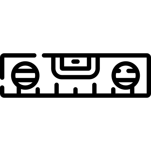 Spirit level improvement spirit level work tool icon