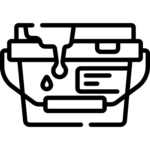 Paint bucket painter paint bucket construction and tools icon