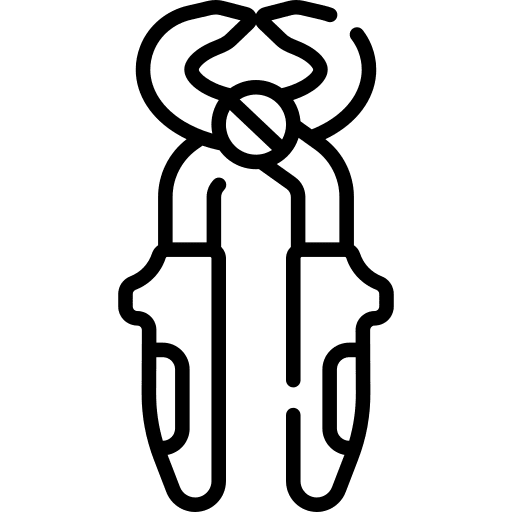 Pincer pincer construction and tools maintenance icon