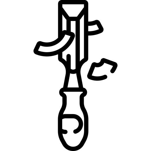 Chisel chisel carpentry work tool icon