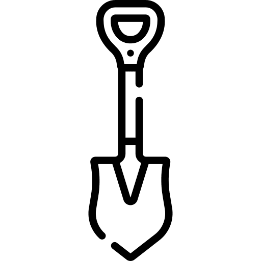 Shovel shovel equipment work tool icon
