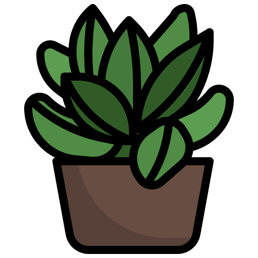 Succulent leaf exotic ecology icon
